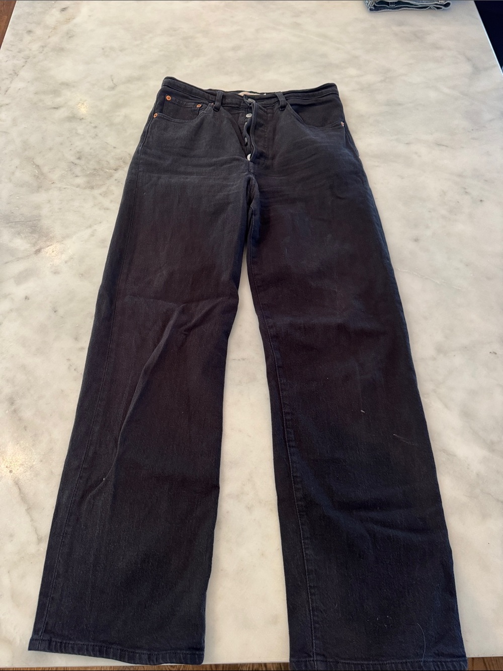 Levi’s Women’s Black Straight-Leg Jeans